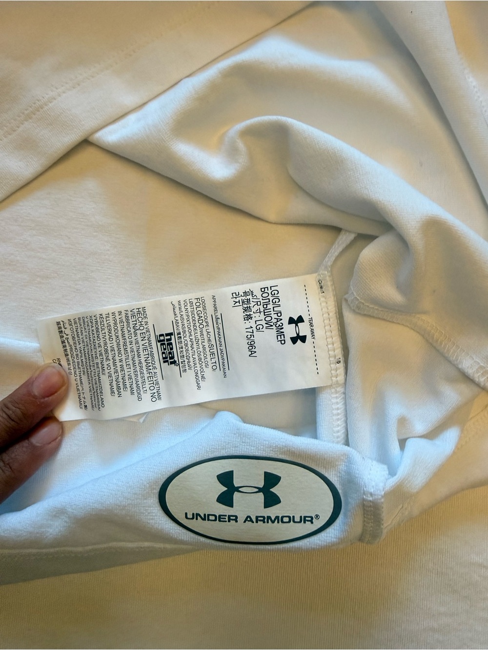 Under Armour Notre Dame White Performance Polo - Picture 4 of 6